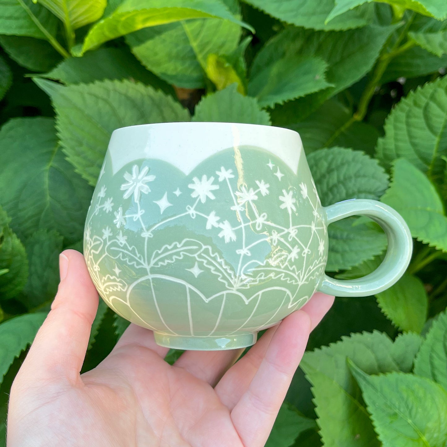 Green Chicory Mug