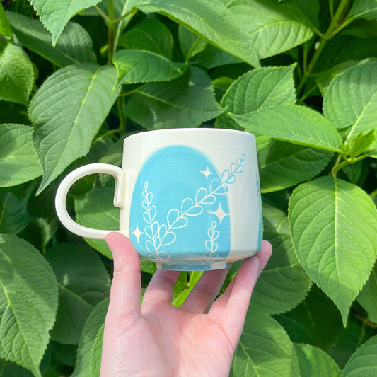 Blue Fern Mug