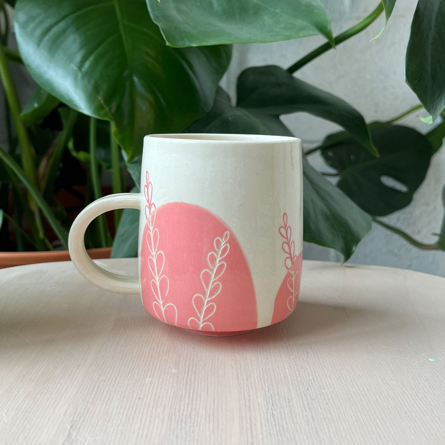 Pink Fern Mug