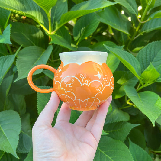 Orange Gooby Mug