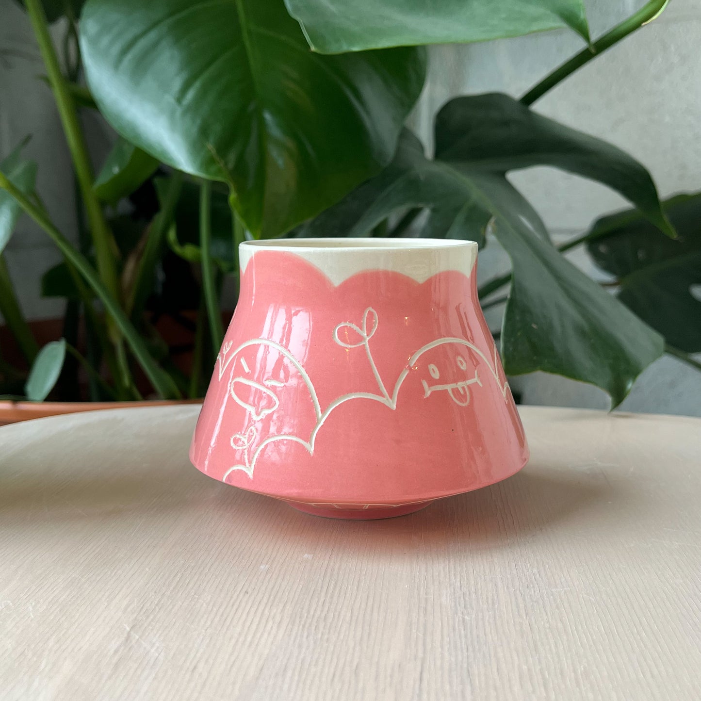 Pink Gooby Flared Mug