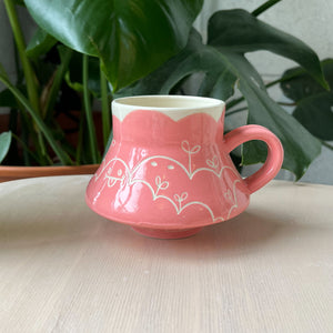 Pink Gooby Flared Mug