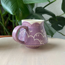 Load image into Gallery viewer, Purple Gooby Flared Mug
