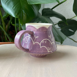 Purple Gooby Flared Mug
