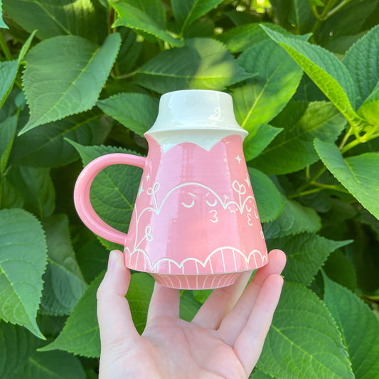 Pink Gooby Mug