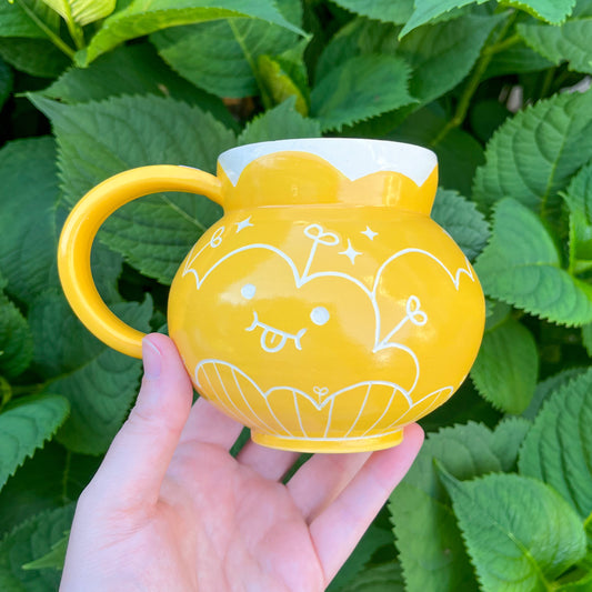 Yellow Gooby Mug