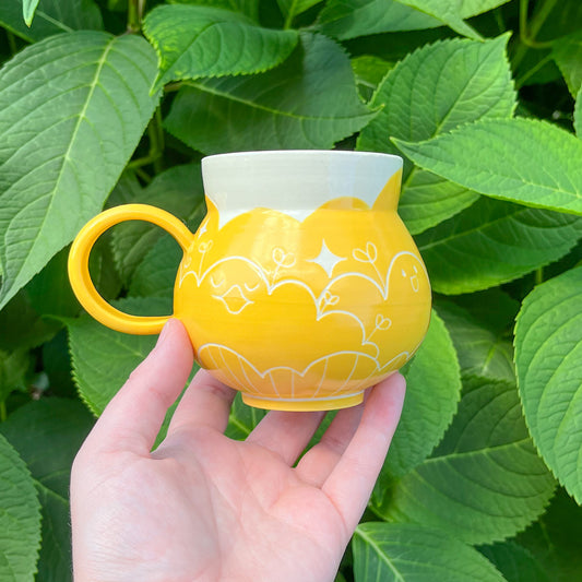 Yellow Gooby Mug