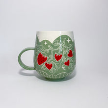 Load image into Gallery viewer, Green Strawberry Mug
