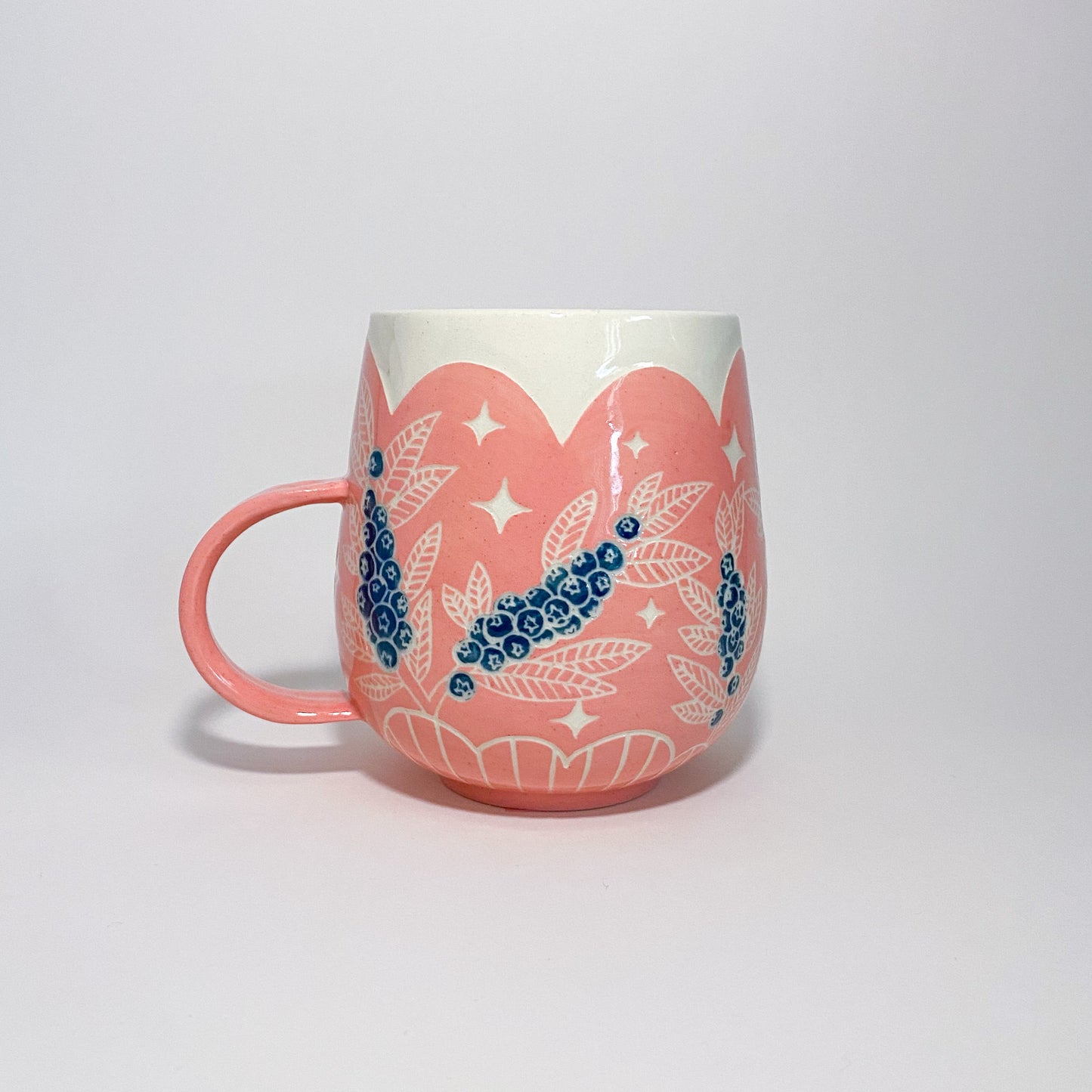 Pink Blueberry Mug