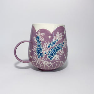 Lilac Blueberry Mug