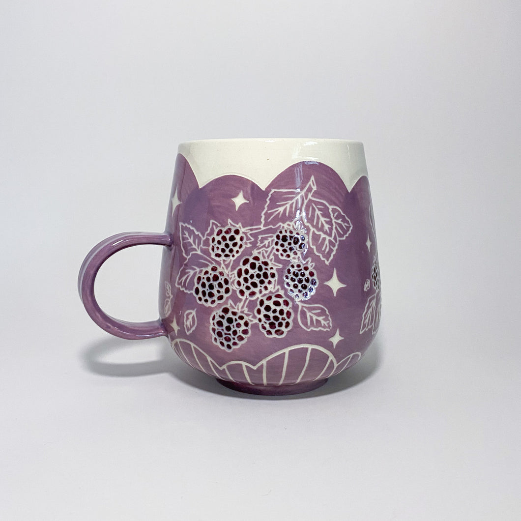 Lilac Blackberry Mug