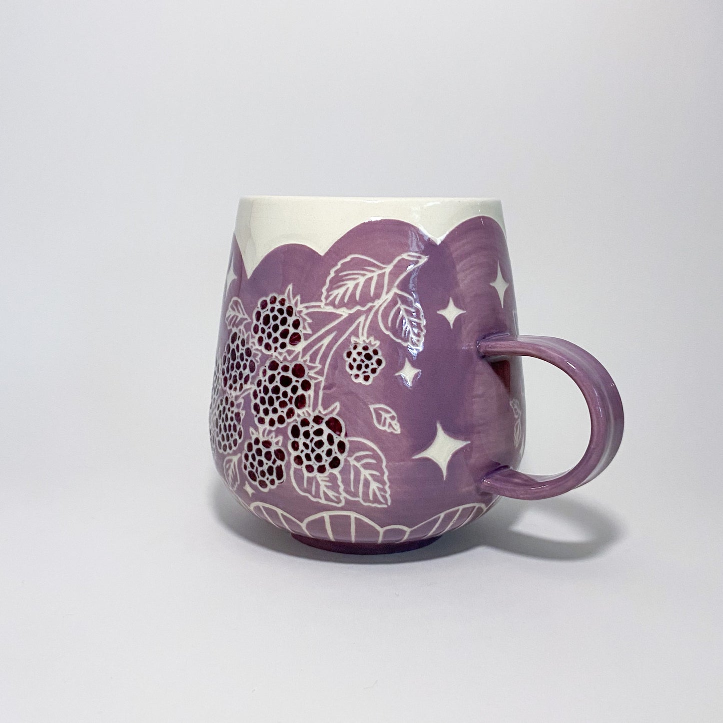 Lilac Blackberry Mug