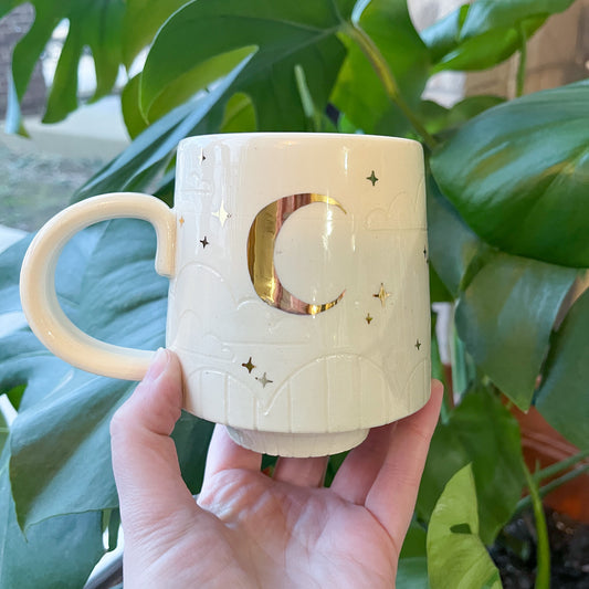 White Moon Mug 3